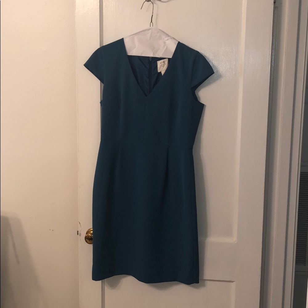 JCrew Dress. Teal. Size 8
